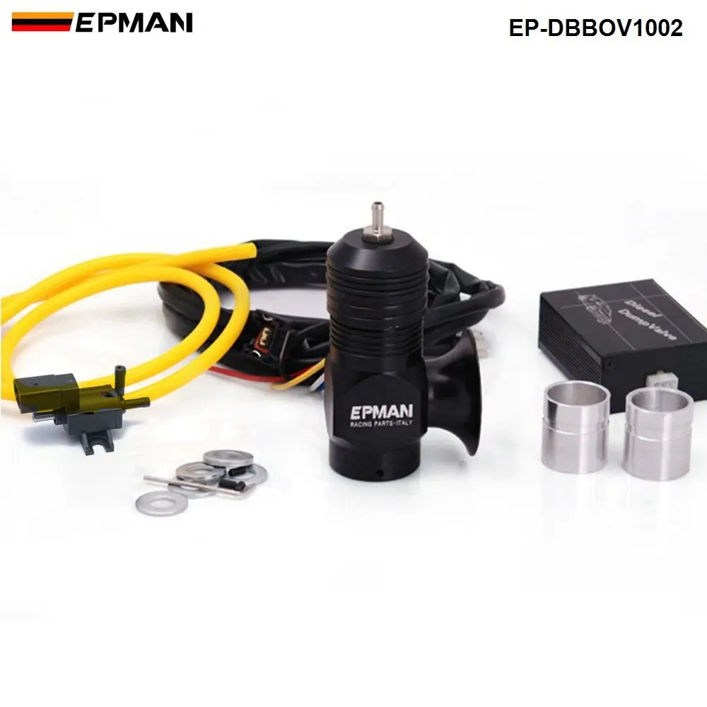 DBBOV1002 Black EPMAN Универсальный электрический турбо дизельный клапан сброса для всех турбо дизельных двигателей автомобиля EP-DBBOV1003/EP-DBBOV1002 - Цвет: DBBOV1002 Black