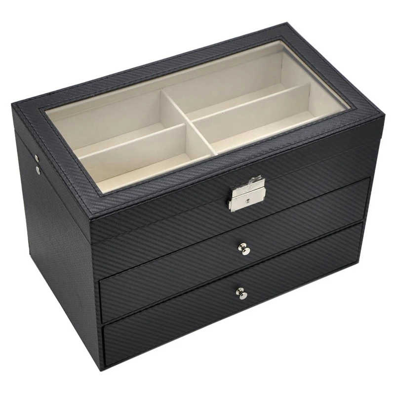 3 слоя 18 слотов очков коробка для хранения солнцезащитных дисплей очки