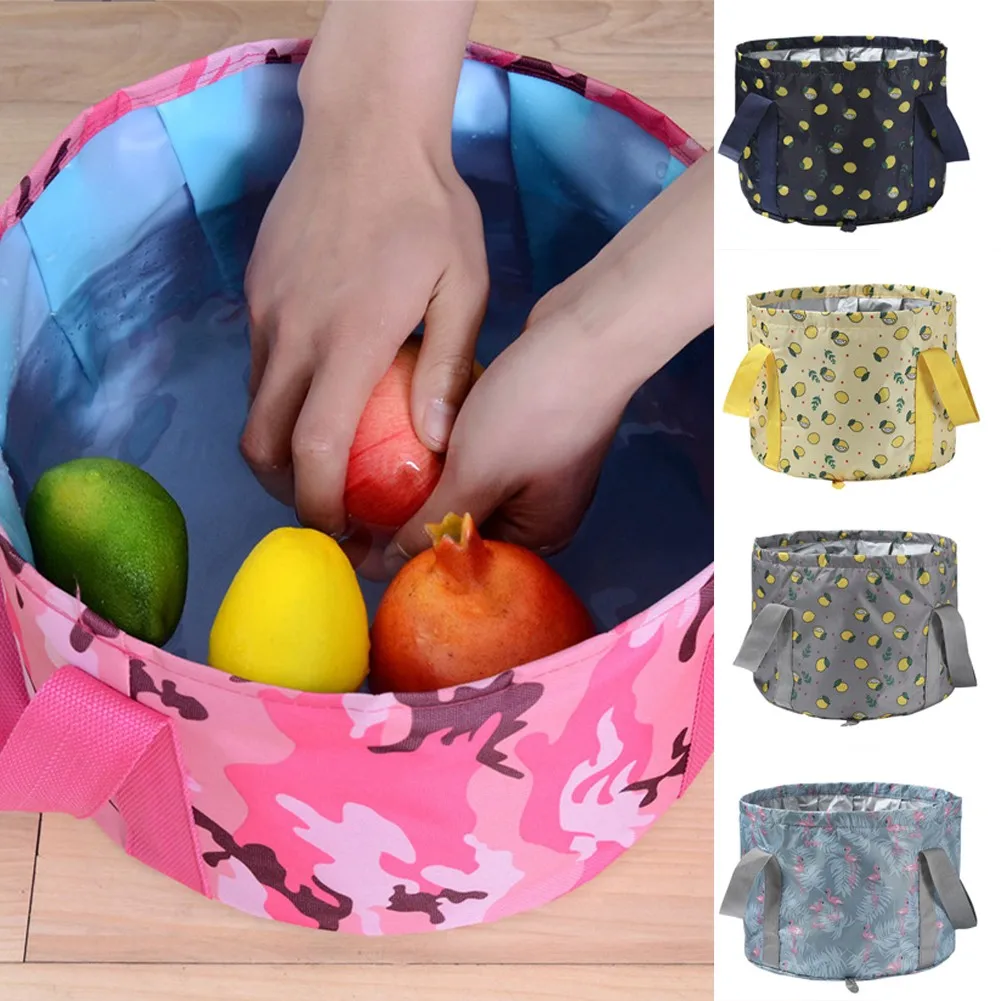 

Collapsible Basin Travel Camping Washbasin Bucket Fishing Folding Basin Foot Bath Sink Washing Basket Spa Foot Bath Bucket