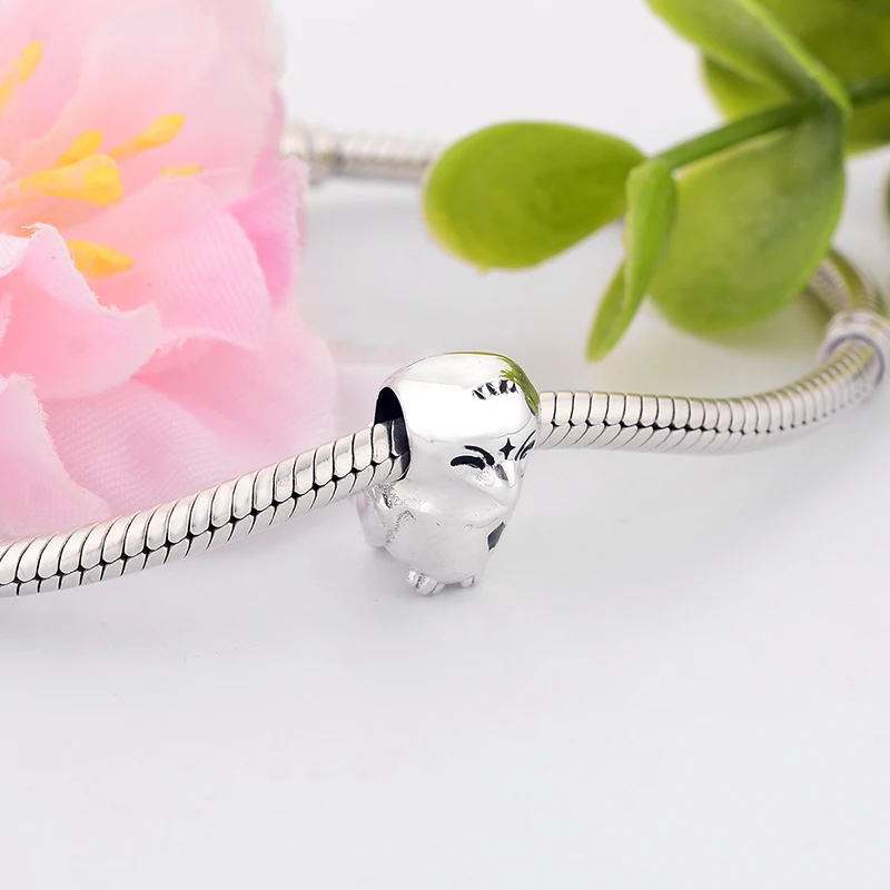 

Fit Original Charms Bracelets Jewelry Making 2020 Spring Collection Real 100% 925 Sterling Silver American Bald Eagle Charm