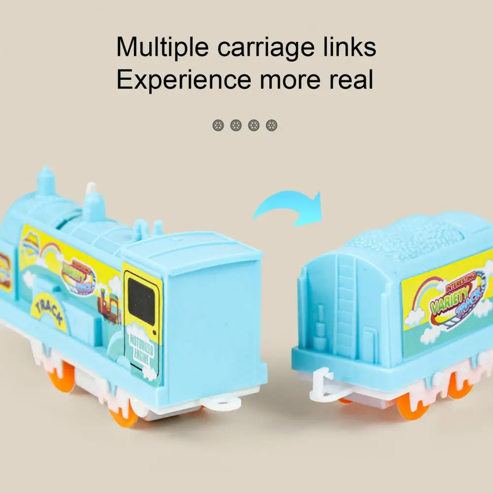 Изысканное ремесло 1 комплект высокая имитация цветные треки игрушечный поезд