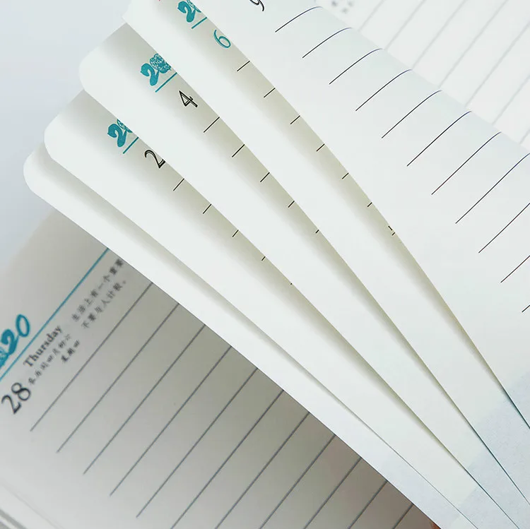 Высококачественный органайзер для планировщика 2020 ПУ Чехол утолщенный блокнот