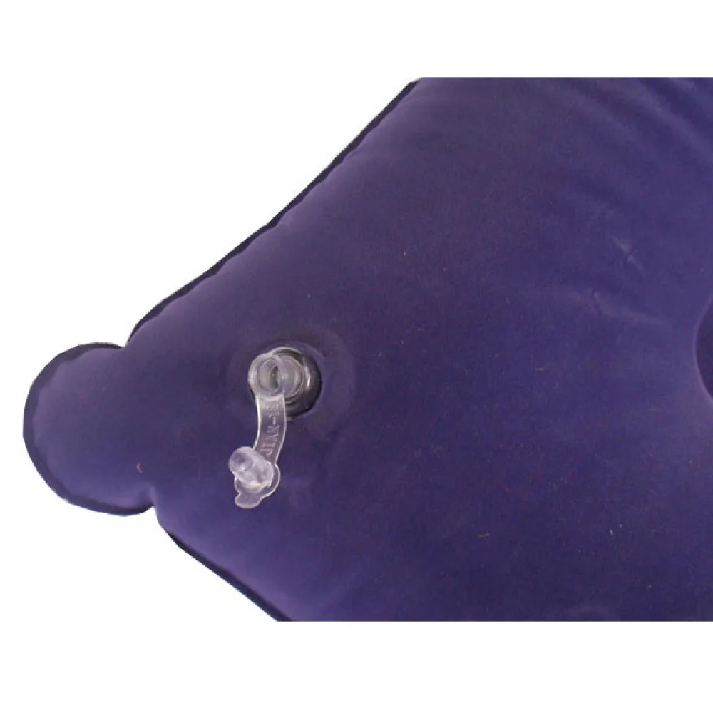 

Super-thick Flocking Fabric Inflatable Pillow Portable Travel Pillow for Outdoor Activities (Red)