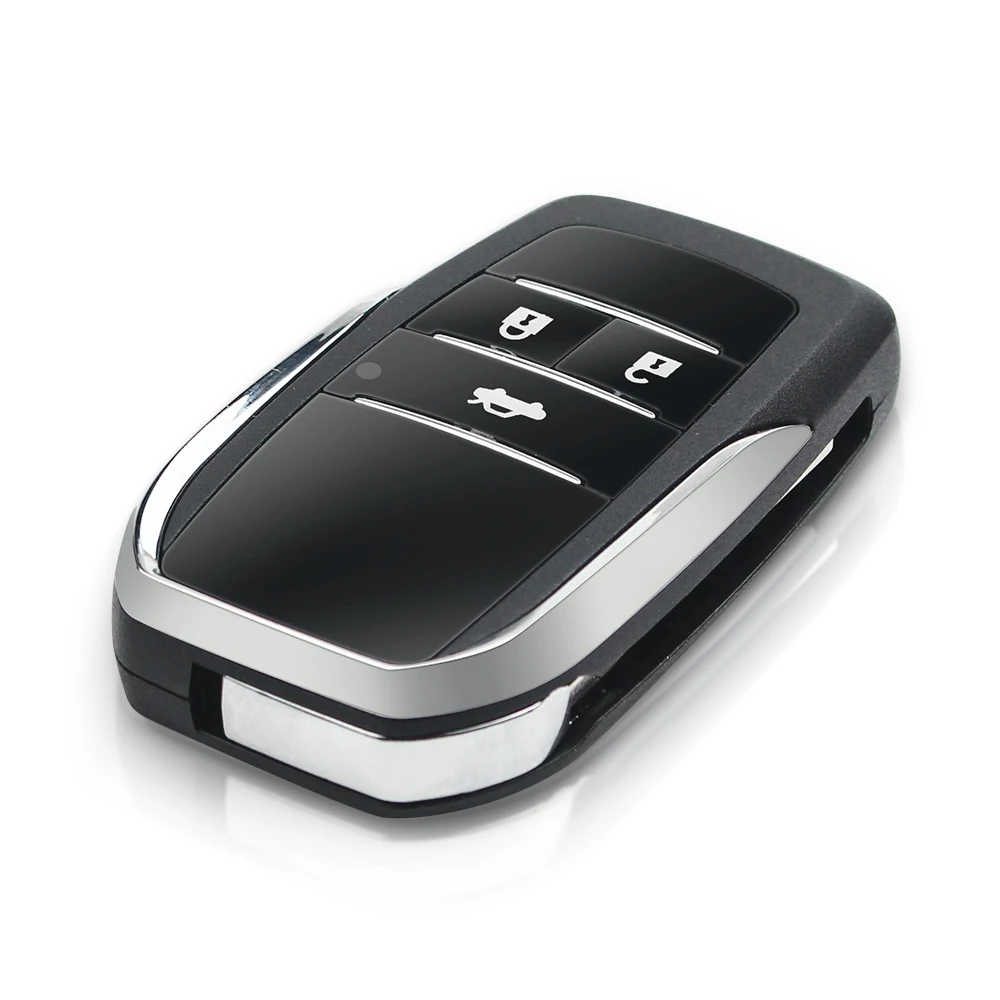 KEYYOU 10 шт./лот 2/3/4 кнопки для Toyota Corolla RAV4 Toy43 модифицированный складной пульт