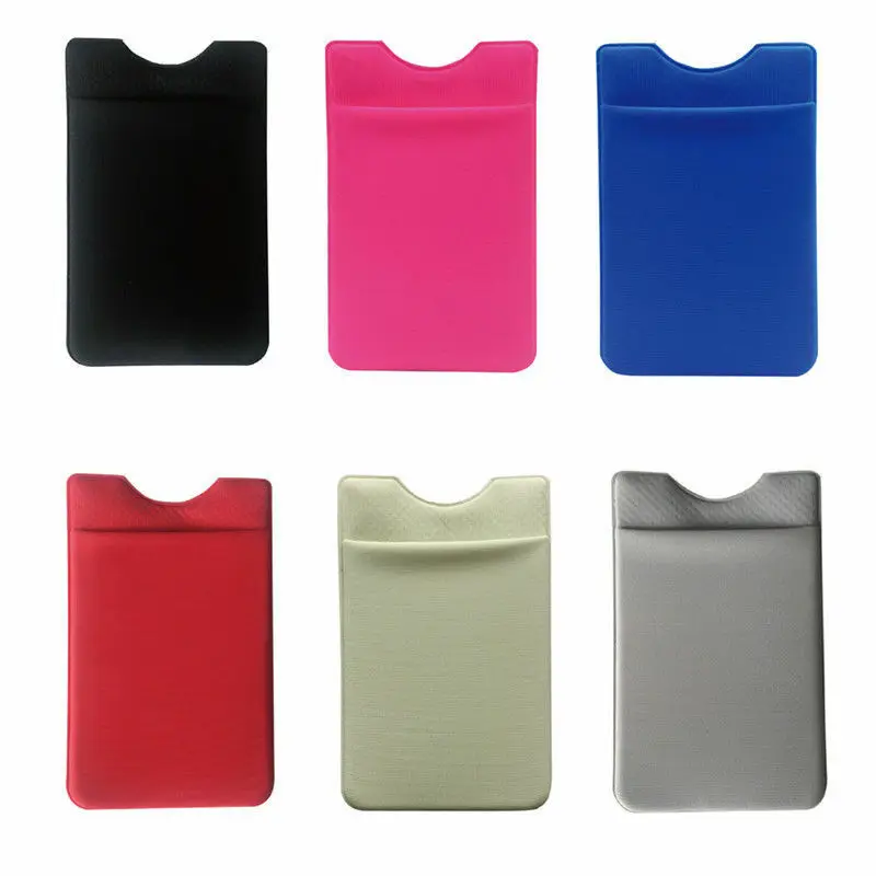 Универсальная прочная лайкра клейкая наклейка задняя крышка Держатель карты