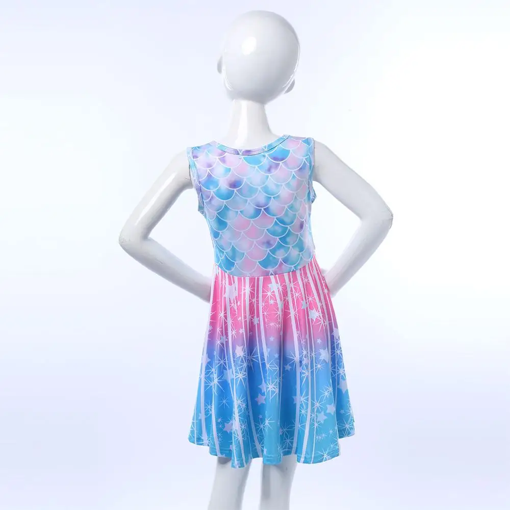 Детское платье Русалка для девочек праздничное принцессы на день рождения