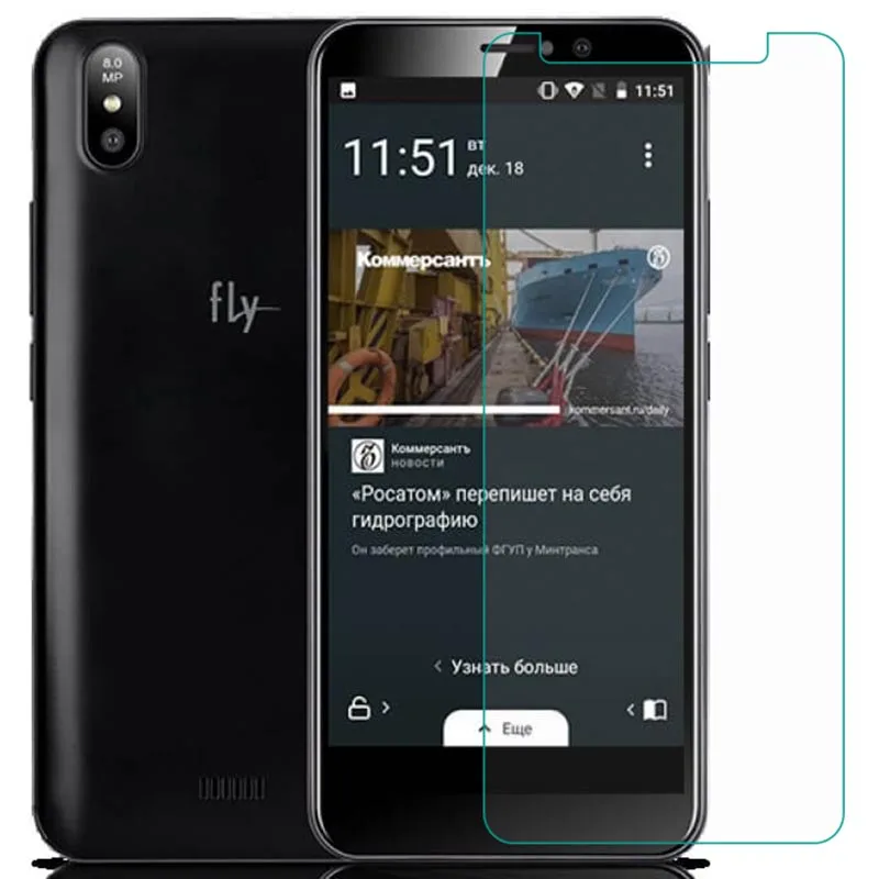 Закаленное стекло для Fly Life Geo Sky Ace Compact 4G Jet Mega Play 9H 2.5D защитная пленка крышка ЖК