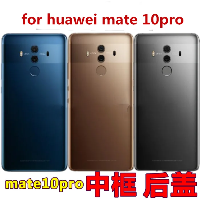 

with fingerprint for Huawei Mate 10 pro (not mate 10) Back Housing Cover Replacement with Camera Glass Lens Cover
