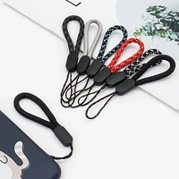 mobile phone strap short lanyard for keys id card cell phone universal hold lanyards 6 colors handheld rope wear resistant strap