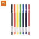 Ручка гелевая Xiaomi 0,5 мм, суперпрочная ручка для письма с черными, зелеными, красными, синими чернилами для подписи, школьные Канцтовары