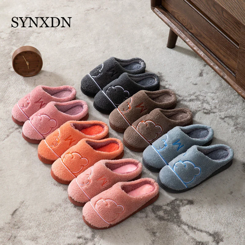 

Низкая цена, зимние теплые женские тапочки, домашние тапочки из искусственного меха, меховые тапочки, унисекс, мультяшная обувь, парная обув...