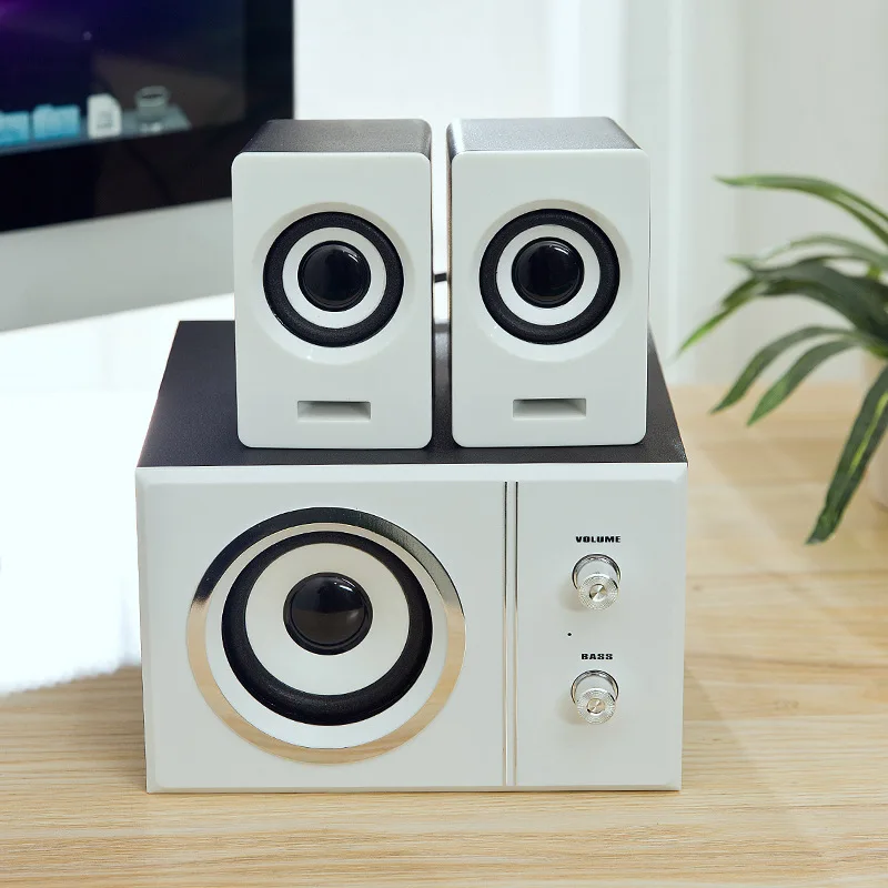 

Ft-801 Wood 2.1 Multimedia Subwoofer Audio USB Active Desktop Mini Speaker
