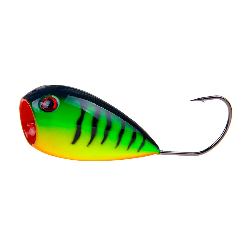 1Pcs/lot Popper Fishing Lure Crankbaits 8cm 13g Artificial Baits Croatian EGG Floating Hard Bait with Single Hook | Спорт и