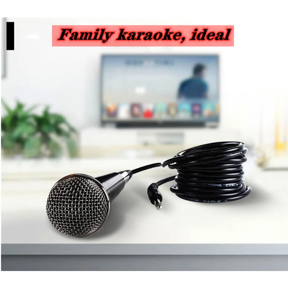 Новый проводной микрофон динамическая катушка ТВ компьютер запись голоса