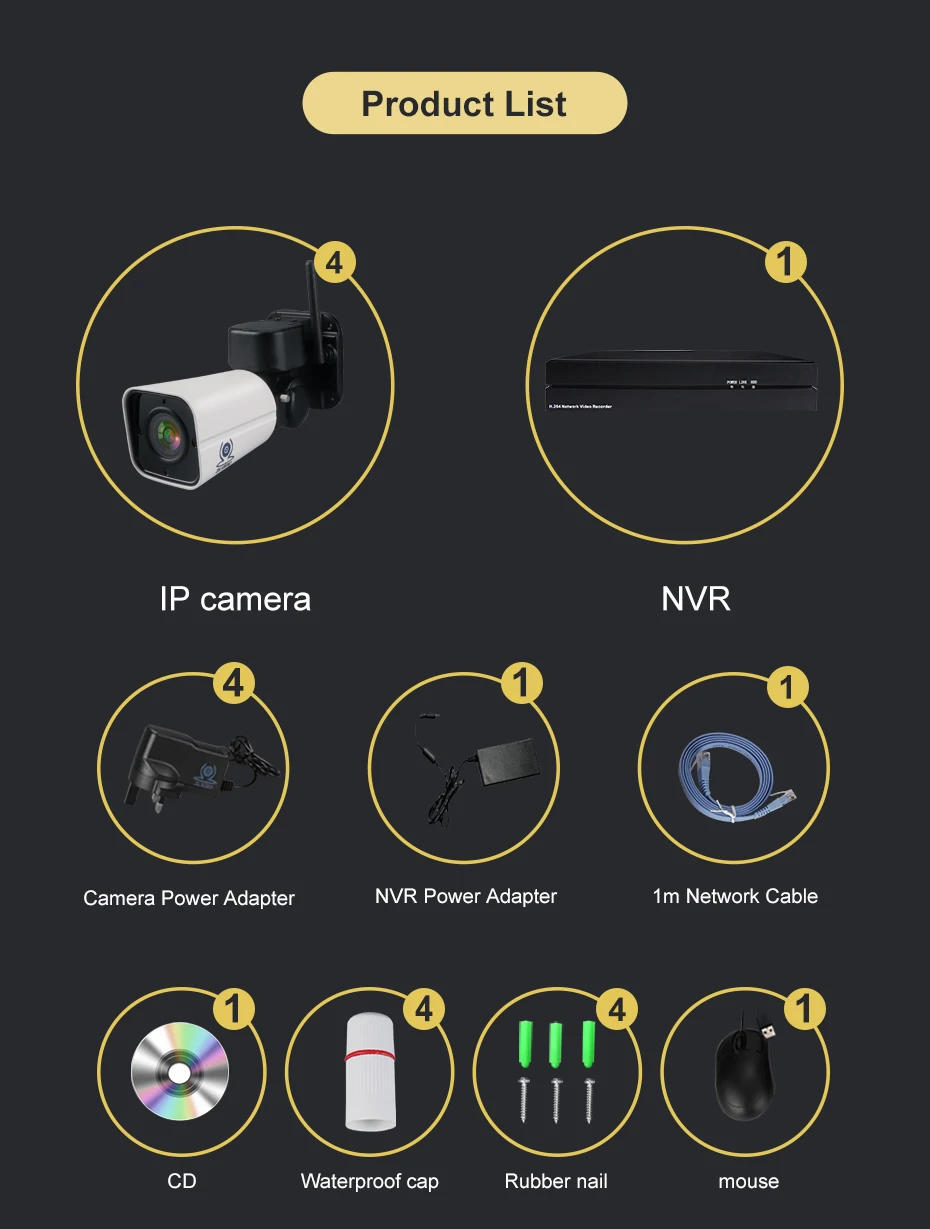 ZSVEDIO 4CH H.264 PTZ wi-fi 4X Zoom NVR комплект системы видеонаблюдения ip-камера открытый видео безопасности набор для наблюдения ночного видения