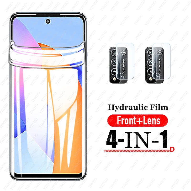 На защитную пленку для экрана Hydrogel On для Honor 10X Lite Huawei Huawei Honer 10x 9x 10 9 X Light Back Camera Lens Glass.