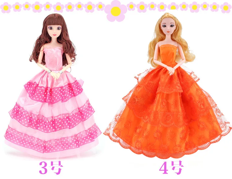 Кукла Одежда Аксессуары для детской куклы 30 см Bjd Кукла одежда свадебное платье ручной работы Принцесса Вечерние платья юбка подарки для девочки DIY игрушка носки для девочек гольфы для девочек куклы лол мешок для об