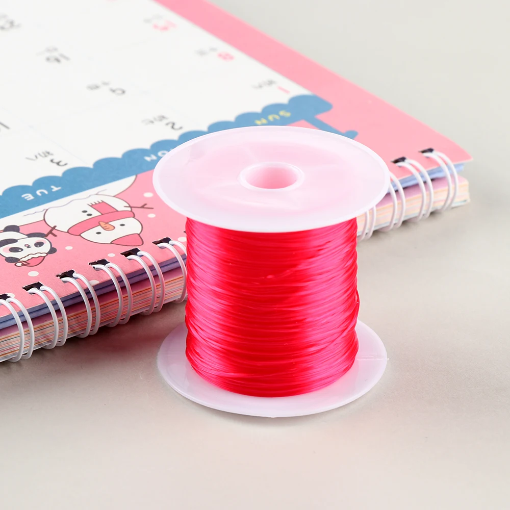 Эластичная нить веревка шнур для браслета 10 м/60 м эластичная с кристаллами бусин