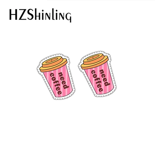 2020 новые модные забавные мультяшные серьги каракули из акриловой смолы в стиле