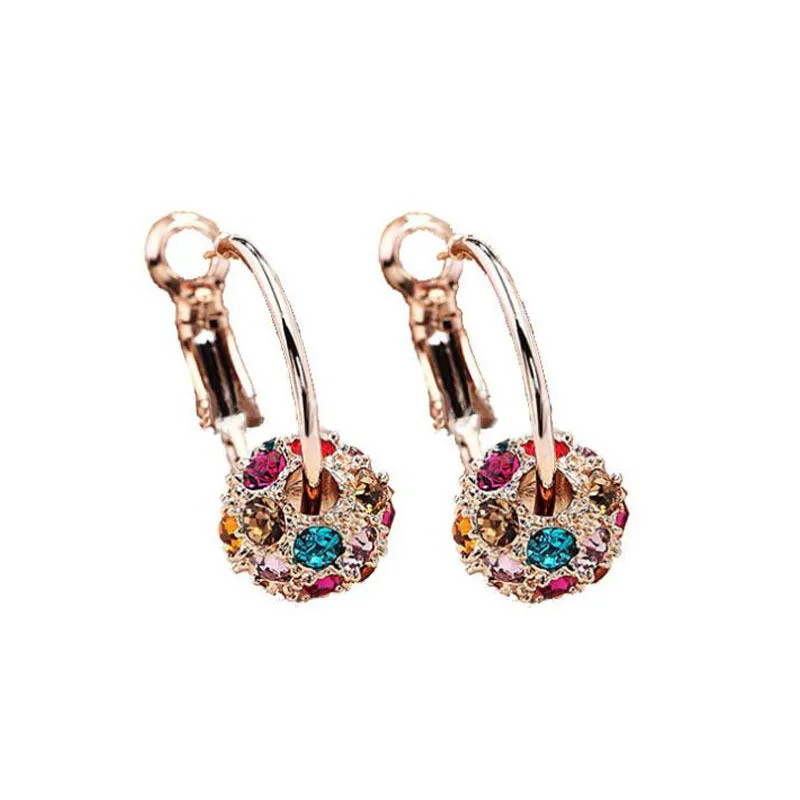 

Fashion Silver Color Rhinestone Dangle Drop Earrings Shiny Earrings for Wedding Engagement Earrings Bridal Jewelry Party Gifts