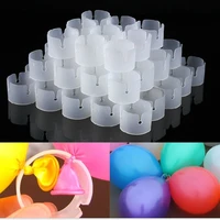 50 pcs plastic balloon arch clip ring connectors buckle for wedding decoration accessory kids birthday balls