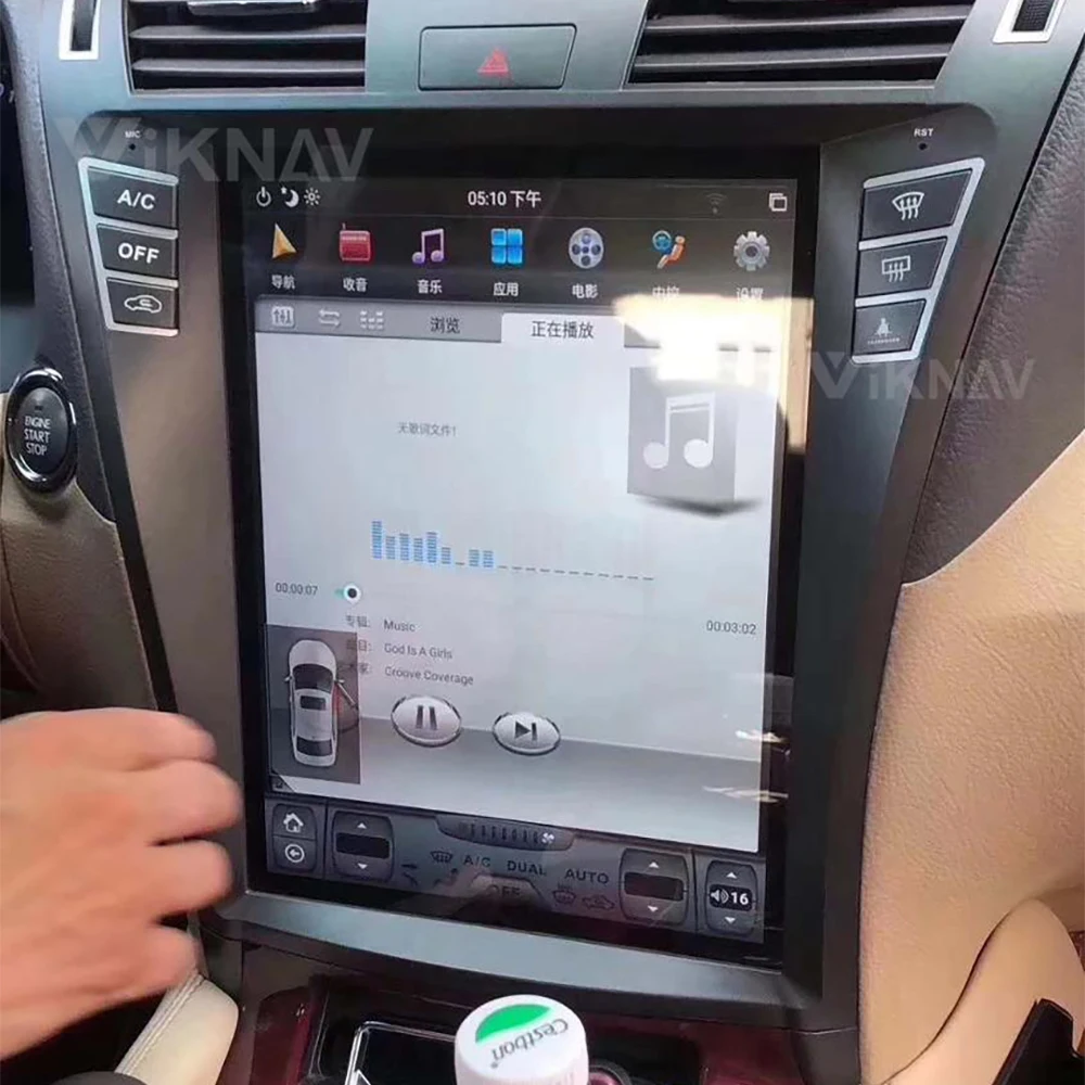Автомобильный радиоприемник для Lexus LS460 2006 - 2012 Android радио вертикальный экран 2Din