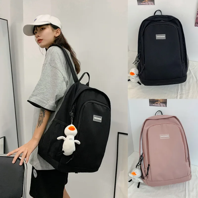 

Fashion Girls College School Bags Casual Simple Women Backpack Book Packbags For Teenage Travel Rucksack Mochila