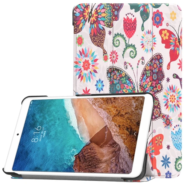 Тонкий из искусственной кожи чехол для Xiaomi mi pad4 mi pad 4 8. 0 дюймов планшет защитный чехол для mi Pad 4 8 подставка смарт-чехол+ подарки - Цвет: XIAOMI4 SY CSHD