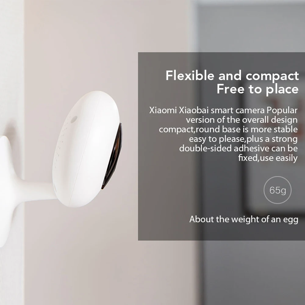 100% Xiaomi Mijia xiaobay умная камера популярная версия 720P HD беспроводная Wifi инфракрасная