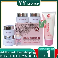 wholesale retail ying hua bai li tou hong whitening in red day night pearl eye cream and cleanser 5pcs per set