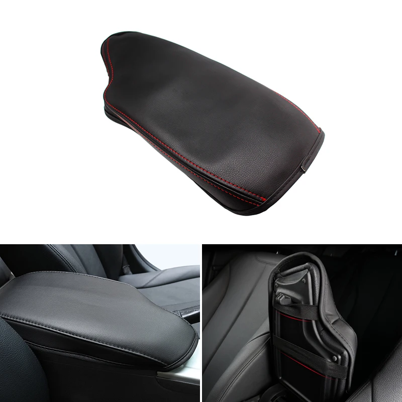 

Car Microfiber Leather Protection Pad Center Console Armrest Box Cover Trim for BMW F30 2013 2014 2015 2016 2017 2018