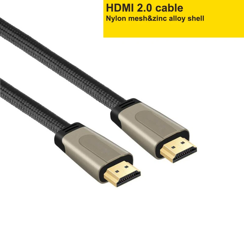 Кабель HDMI 2 0 4KX2K 60 Гц 10 м 5 3 1 для устройств (медный провод + foiling AL braiding)|cabo hdmi 2.0|cabo