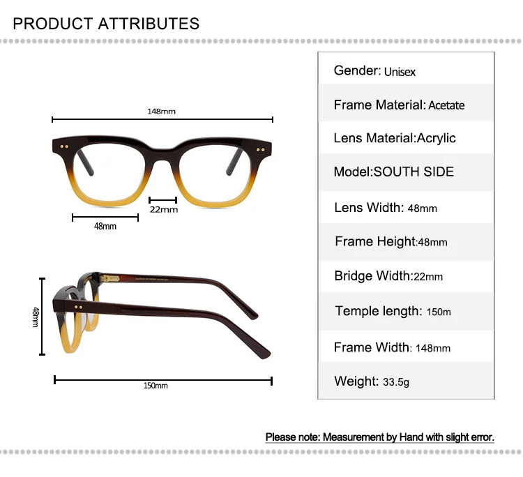 

Acetate Glasses Frame Retro Unisex Full Rim Prescription Lens Optical Eyewear Goggle Anti-reflective Vintage Reading Eyeglasses