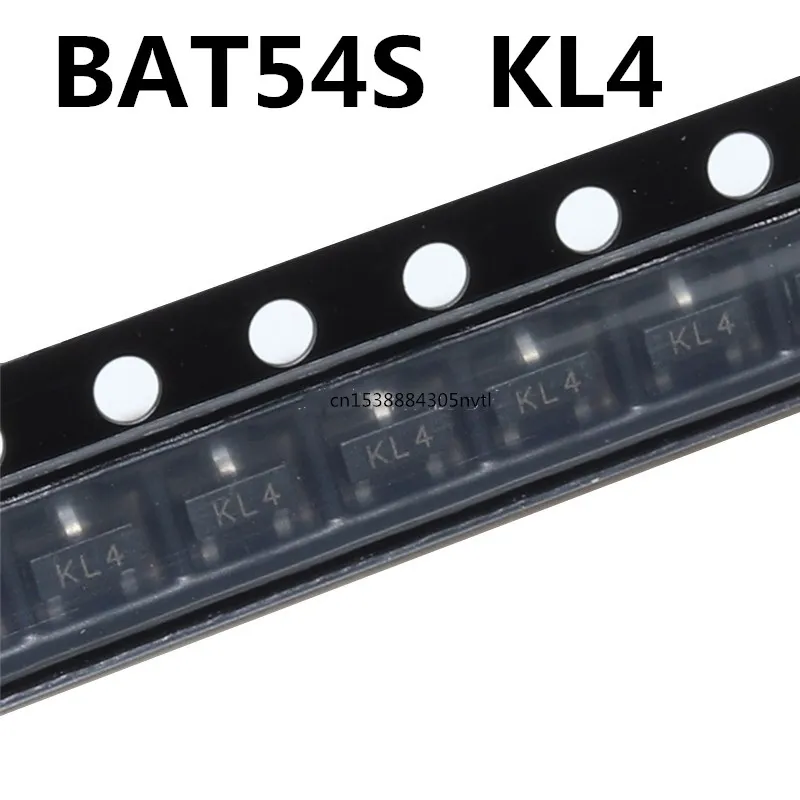 

Original 100pcs/ BAT54S KL4 SOT23