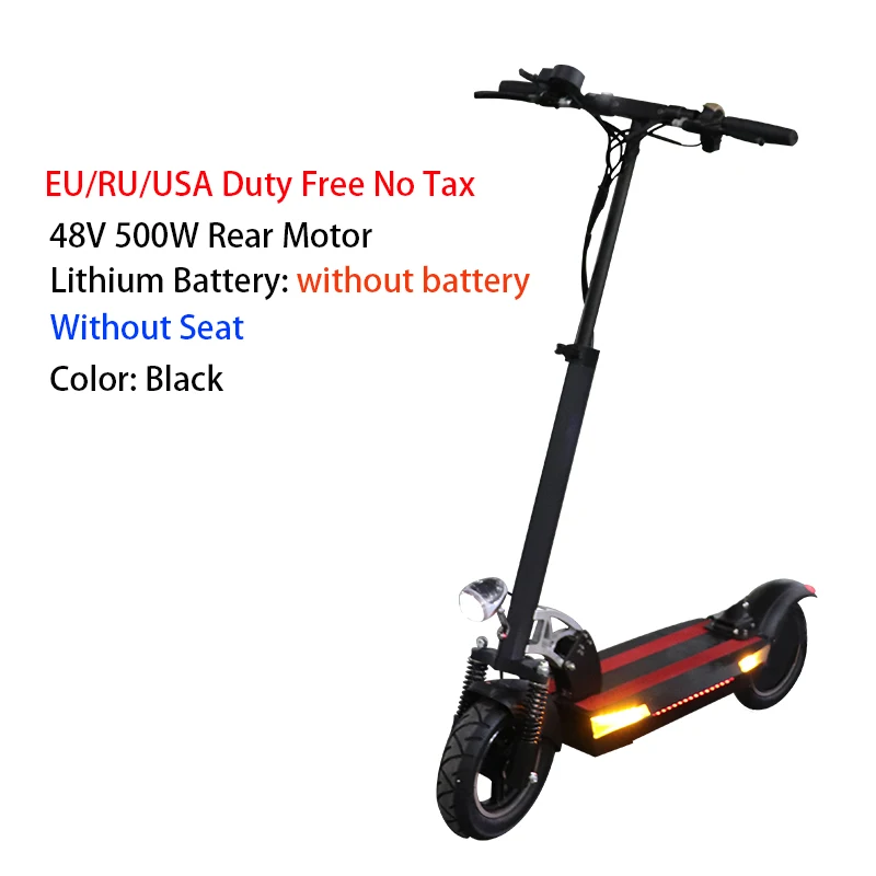 500wNobatterynoseatB 500W 48V 26AH 10-дюймовый электрический скутер на дальние расстояния 100 км мощный Электрический скейтборд ЖК-дисплей Дисплей CE Patinete трамвай Adulto - Цвет: 500wNobatterynoseatB
