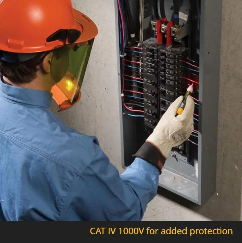 Бесконтактный цифровой тестовый карандаш AC DC 90 1000V электрический детектор