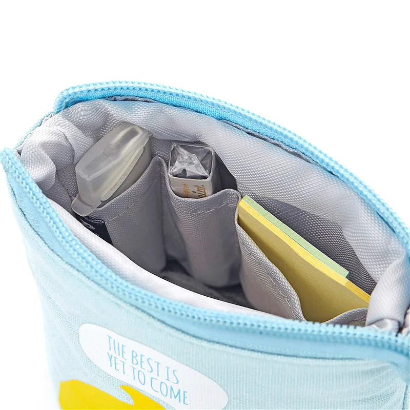 2 @ # милый чехол для карандашей девочек и мальчиков холщовый ручек с картриджем