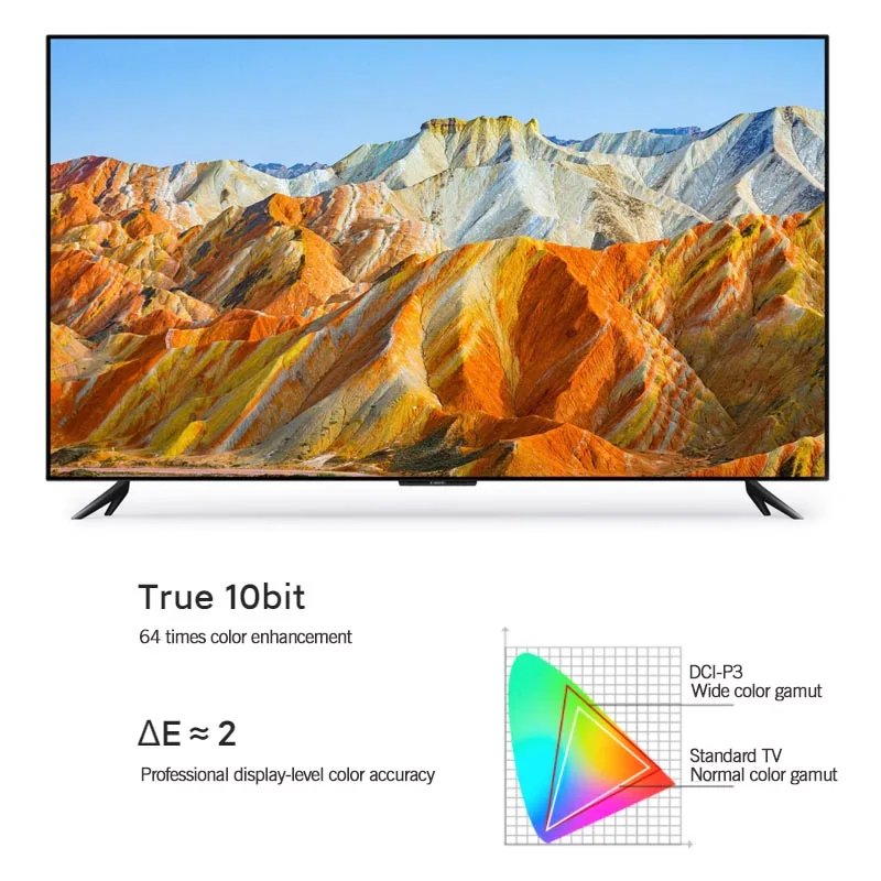 Смарт ТВ Xiaomi Mi Smart TV 6 65 дюймовый OLED смарт Android HDR 4K экран 3 ГБ ОЗУ 32 Гб ПЗУ Wi Fi Bluetooth