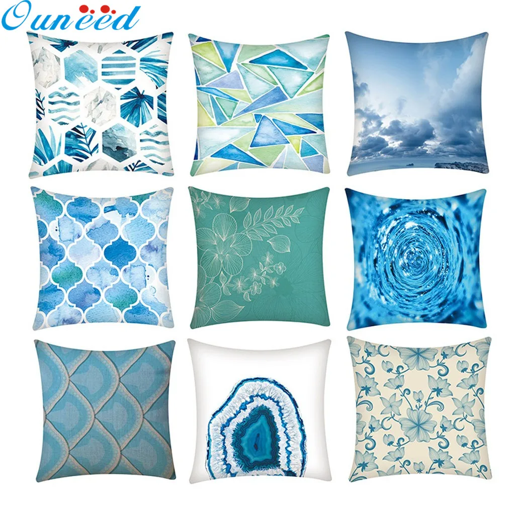 Наволочка Ouneed серия Ocean наволочка с цветочным принтом на талии для офиса