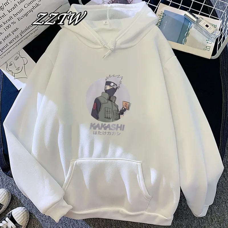 Лидер продаж 2021 Женская толстовка с капюшоном Какаси забавная Повседневная