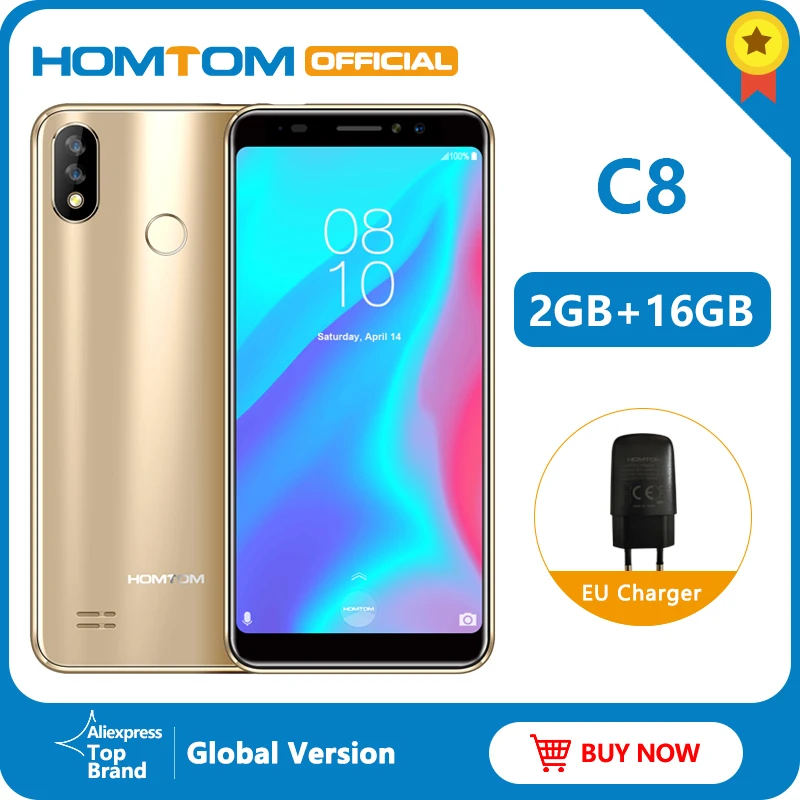 Мобильный телефон 18:9 C8 4G Android 8.1MT6739 четырёхъядерный 2 Гб + 16 Гб|Смартфоны| |