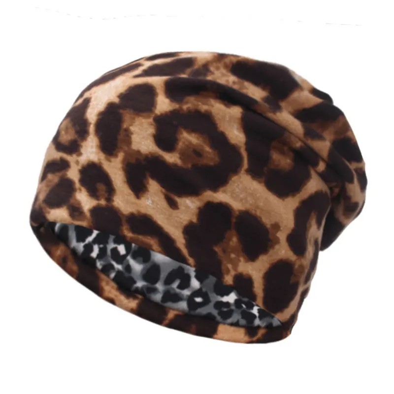 

Autumn Women Beanie Hats for Men Spring Skullies Beanies Knitted Hat Cap Leopard Gorro Unisex Skull Balaclava Warm Bonnet Cap