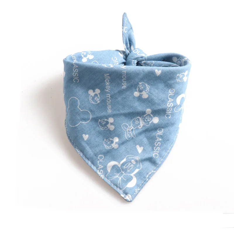 Новая регулируемая бандана для собаки мультфильм печать шейный платок мягкие