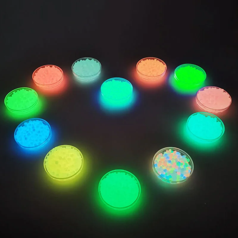 Вечеривечерние флуоресцентные светящиеся частицы светящийся пигмент яркий