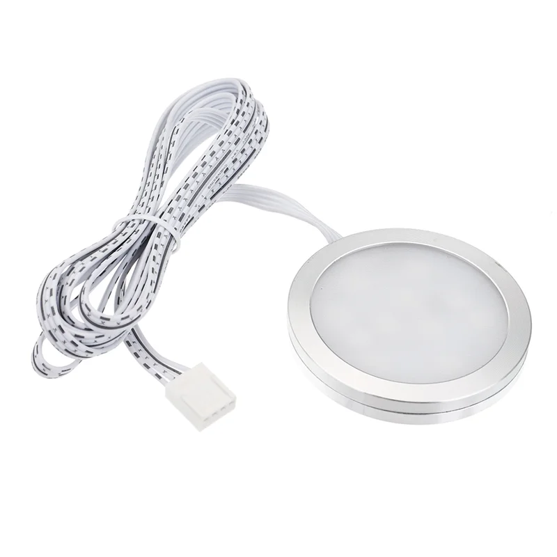 

2PCS Wireless RGB LED Ceiling light for Car Light Under Cabinet LED Puck Lights Close Wardrobe Kitchen Night Light DC 12V