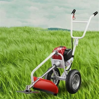household lawn mower hand push type grass cutter high power portable multifunctional gasoline weeding machine 2750w6500rmin