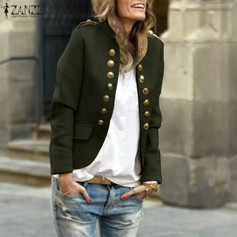 2021 пальто для женщин верхняя одежда с длинными рукавами воротником-стойкой и