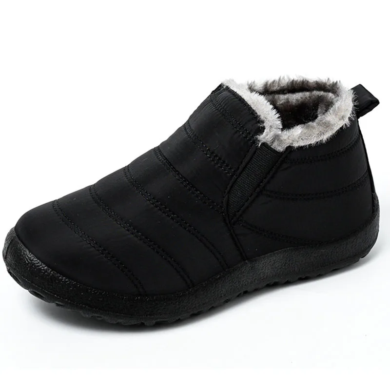 

Winter Men Shoes For Men Boots Thick Fur Warm Ankle Boots For Men Footwear Waterproof Snow Boots Botas Hombre Shoes Man Unisex