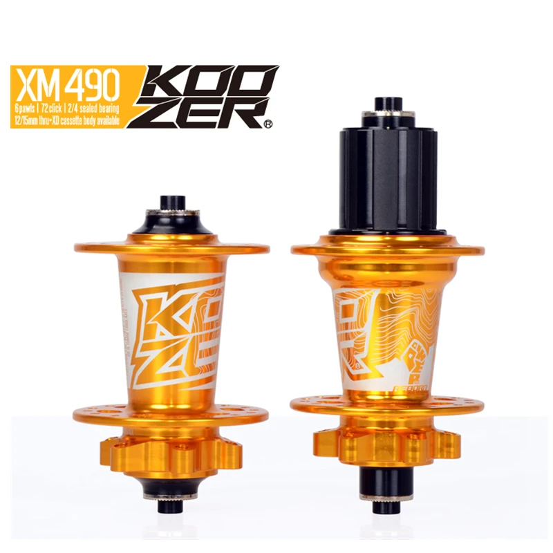 Koozer XM490 32 отверстия дисковые тормоза втулки MTB 4 подшипника ступицы горный