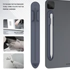 Портативный чехол для ручки, мягкий силиконовый чехол для iPad 10 Apple Pencil 1 2
